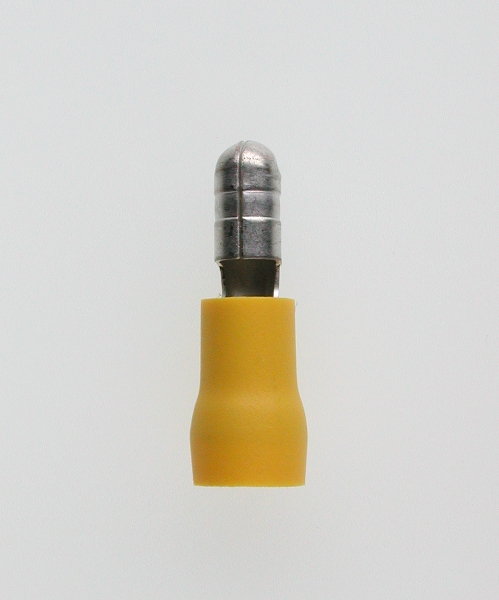 Rundstecker gelb 4 - 6 mm² PVC