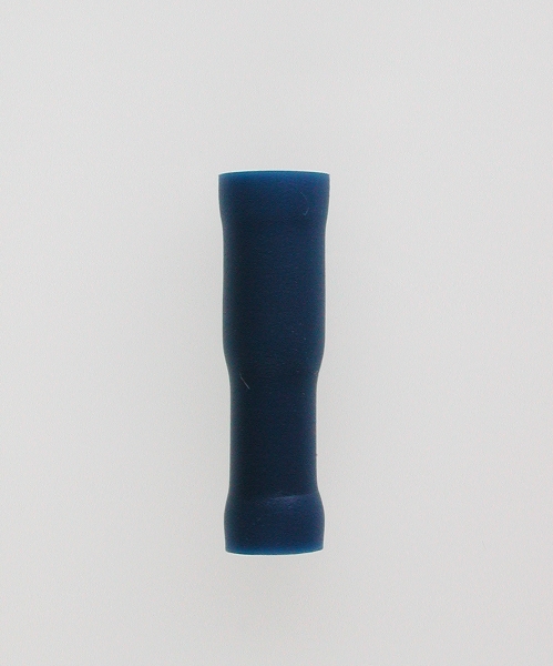 Rundsteckhülsen vollisoliert blau PVC