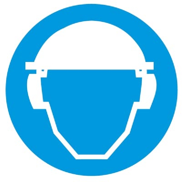 Kopf- und Gehörschutz benutzen